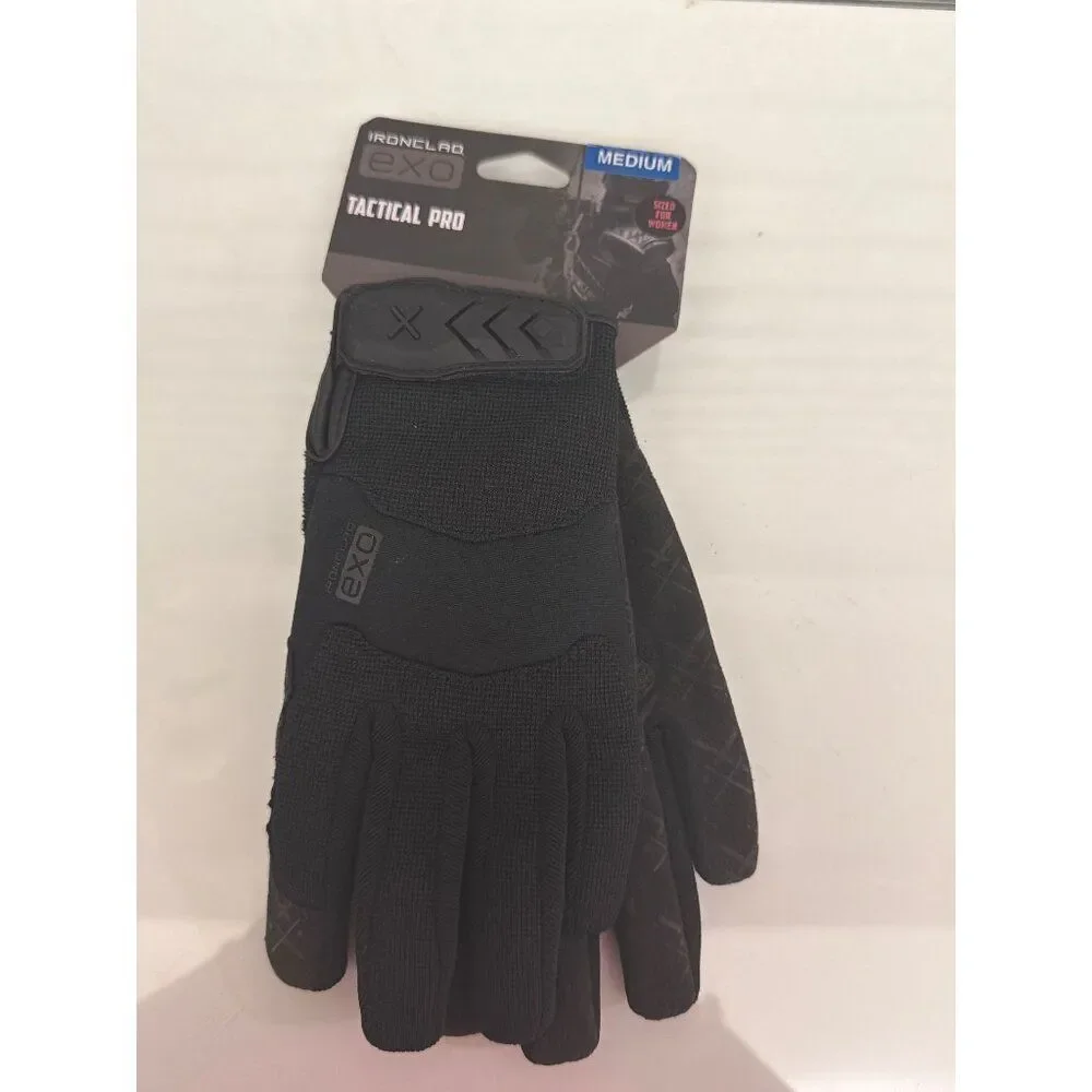 Ironclad Tactical Pro Women’s Black Gloves Size M